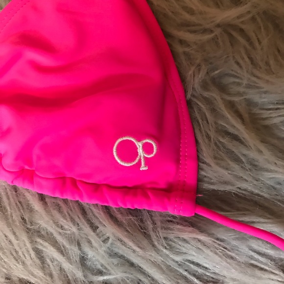 OP Pink Bikini Top Size Medium - Picture 2 of 3